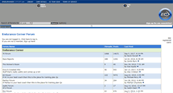 Desktop Screenshot of forum.endurancecorner.com