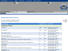 Tablet Screenshot of forum.endurancecorner.com